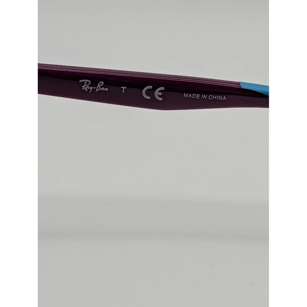 Ray-Ban RB1598 3776 Kids Eyeglass Frames Purple‎ Teal Two-Tone 49-16-130